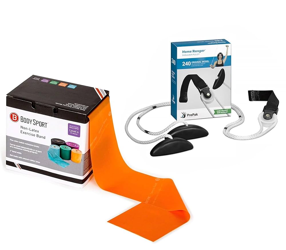 Amazon.com: Body Sport 25 yd. Exercise Bands, Medium